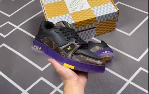 Louis Vuitton Trainer Monogram Purple 1A8WJI review 