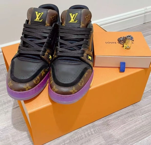 Louis Vuitton Trainer Monogram Purple 1A8WJI review 