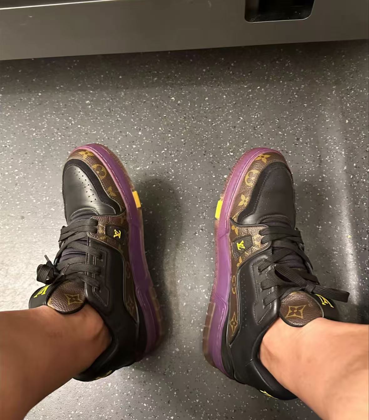 Louis Vuitton Trainer Monogram Purple 1A8WJI review Sarah
