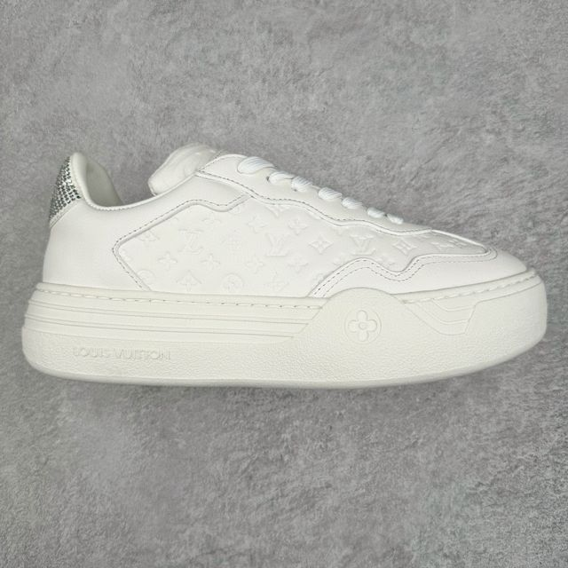 LOUIS VUITTON Groovy Platform Sneaker All White  1ACL5O  review nus