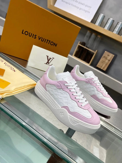 LOUIS VUITTON Groovy Platform Sneaker Pink  1ACL1Q  review 