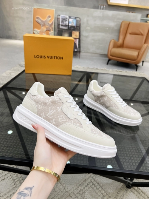 LOUIS VUITTON Groovy Platform Sneaker Pink Brown  1ACSVV  review 