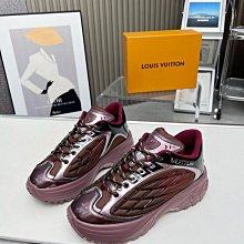 LOUIS VUITTON Discovery Lace Up Wine Red review 0