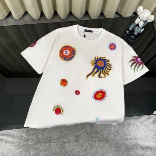 Louis Vuitton Sunfish Embroidered Couple Short Sleeve T-Shirt review 
