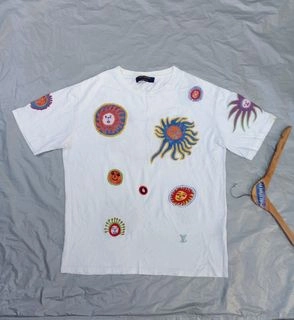 Louis Vuitton Sunfish Embroidered Couple Short Sleeve T-Shirt review 
