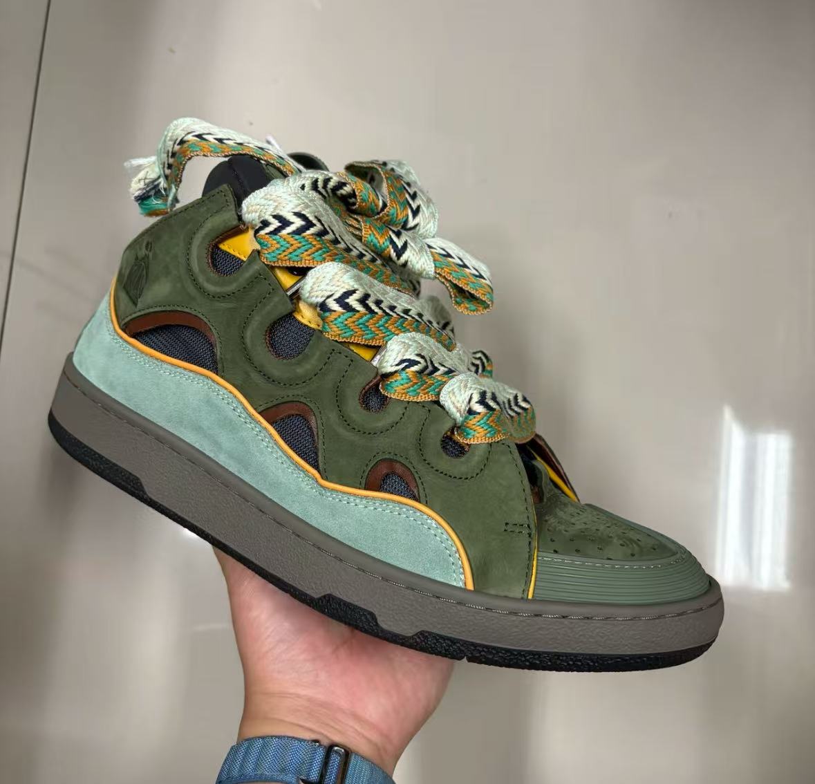 LANVIN White Ladies Brown Green review hloe