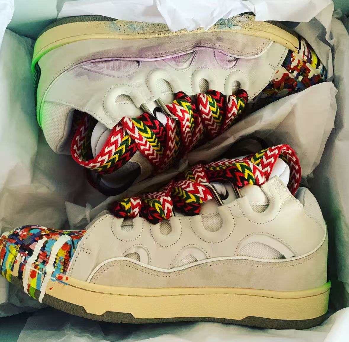 LANVIN White Seven Color Painting review Melis