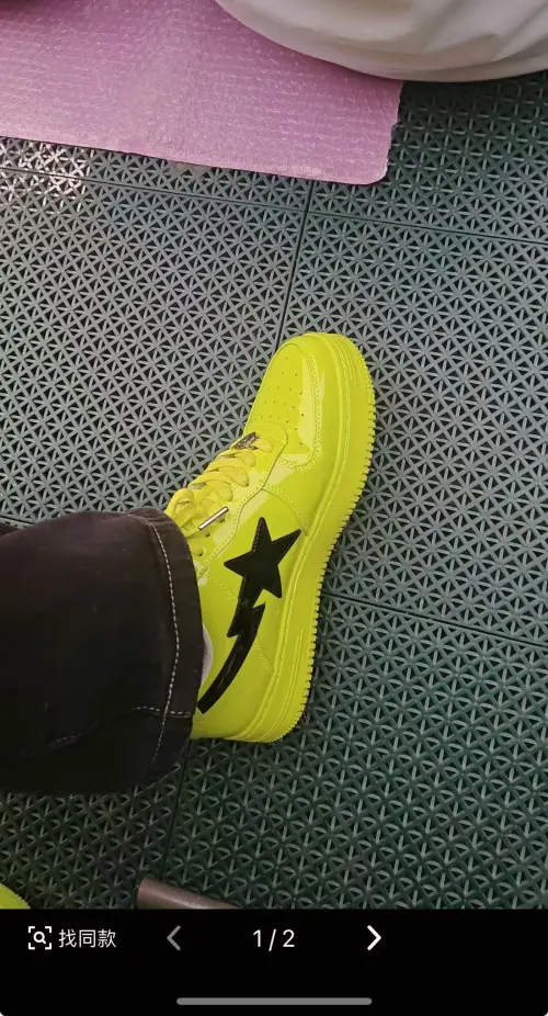 A Bathing Ape Bape Sta Low Green mirror black hook 1H70-101-001 review 