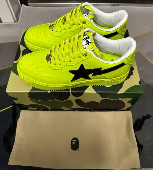 A Bathing Ape Bape Sta Low Green mirror black hook 1H70-101-001 review 