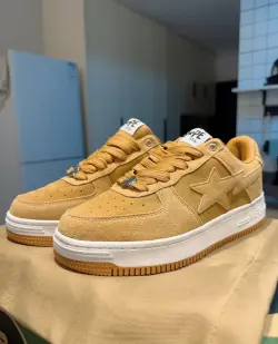 A Bathing Ape Bape Sta Beige Suede 1H70-191-004 review lys