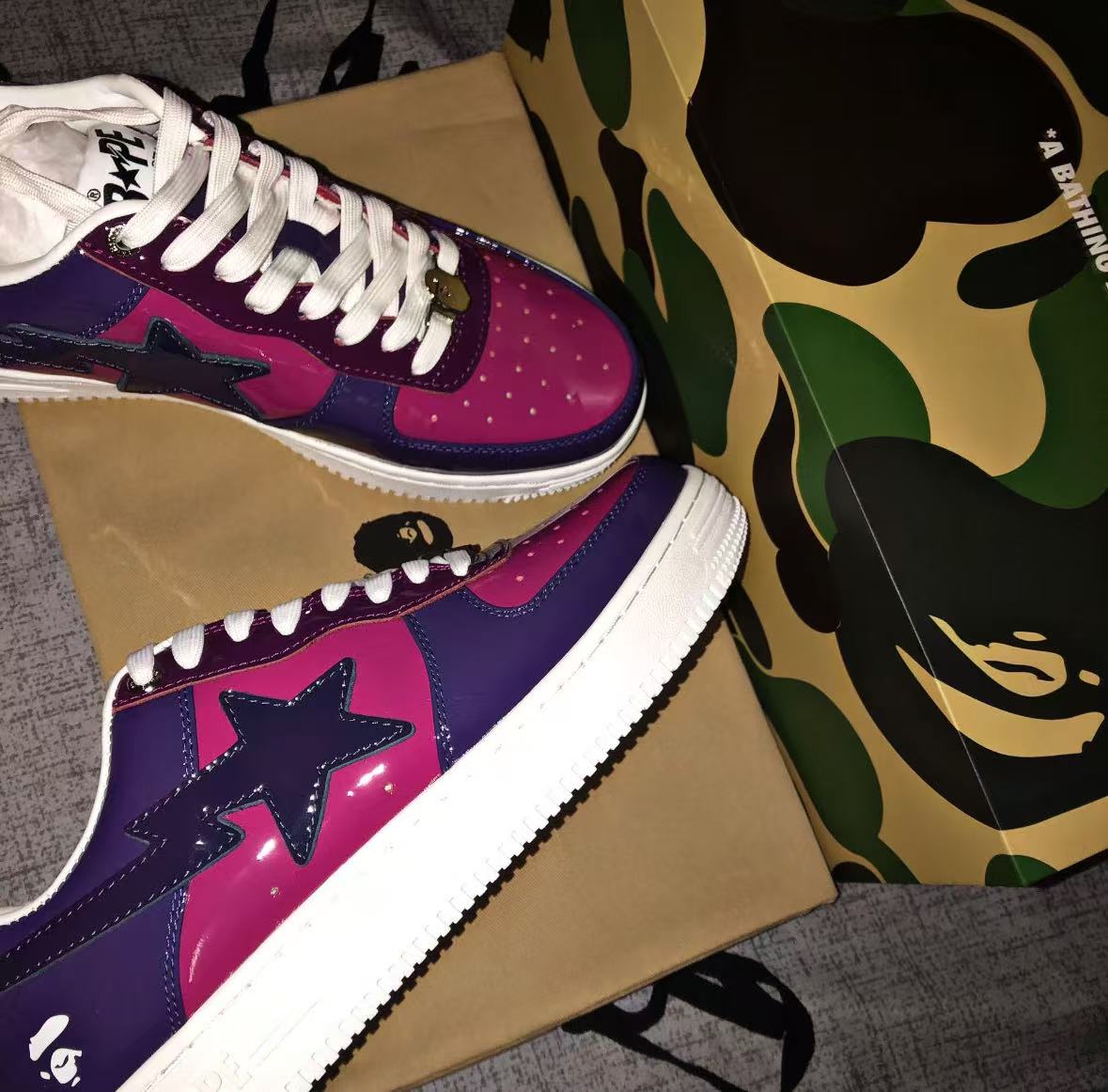 A Bathing Ape Bape Sta Low Purple (2020) 1H20 191 046  review ailey