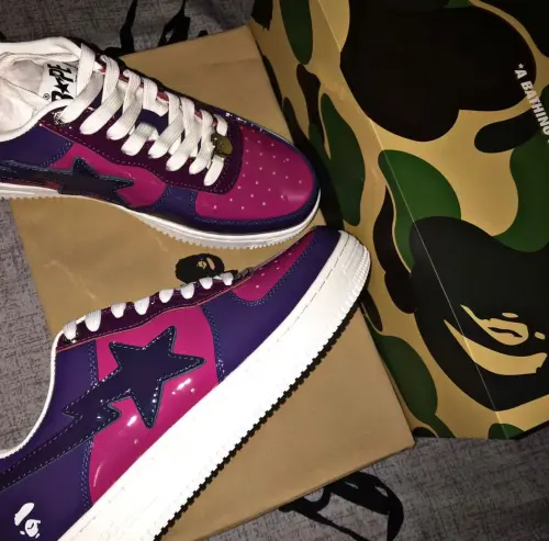 A Bathing Ape Bape Sta Low Purple (2020) 1H20 191 046  review 