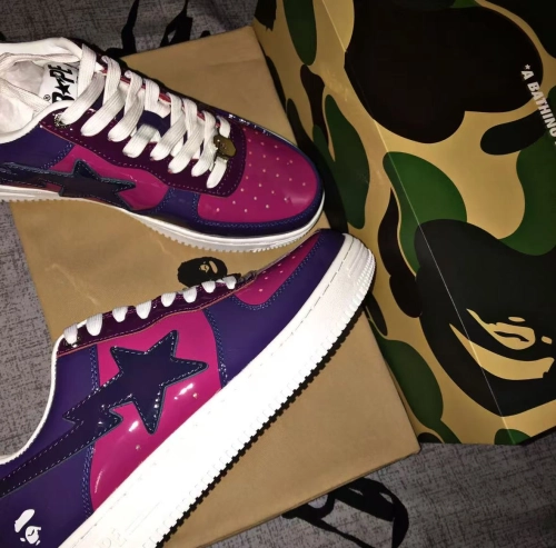 A Bathing Ape Bape Sta Low Purple (2020) 1H20 191 046  review 