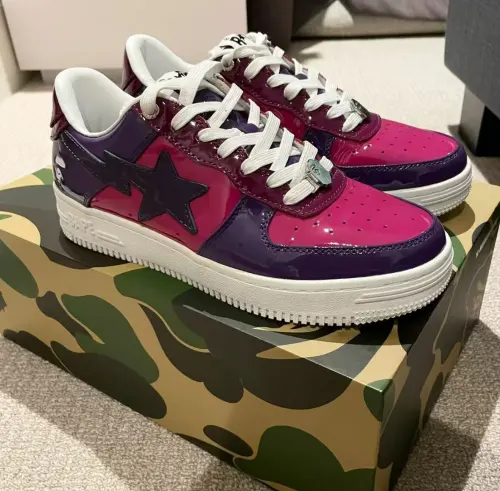 A Bathing Ape Bape Sta Low Purple (2020) 1H20 191 046  review 