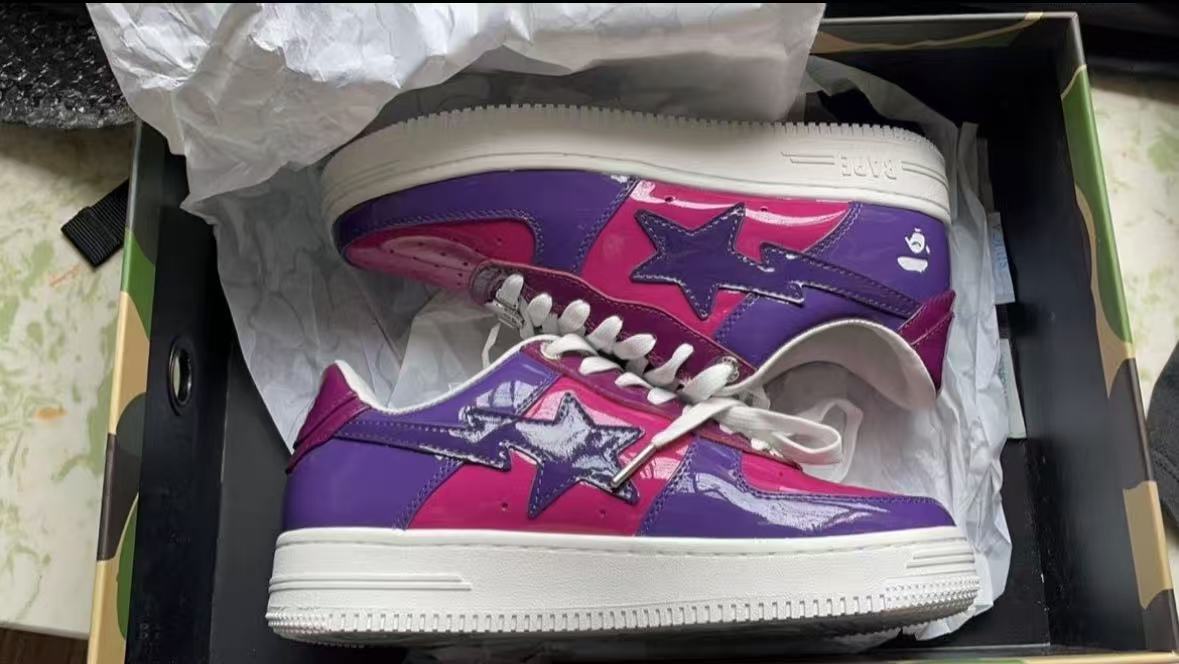 A Bathing Ape Bape Sta Low Purple (2020) 1H20 191 046  review Candi
