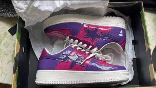 A Bathing Ape Bape Sta Low Purple (2020) 1H20 191 046  review 
