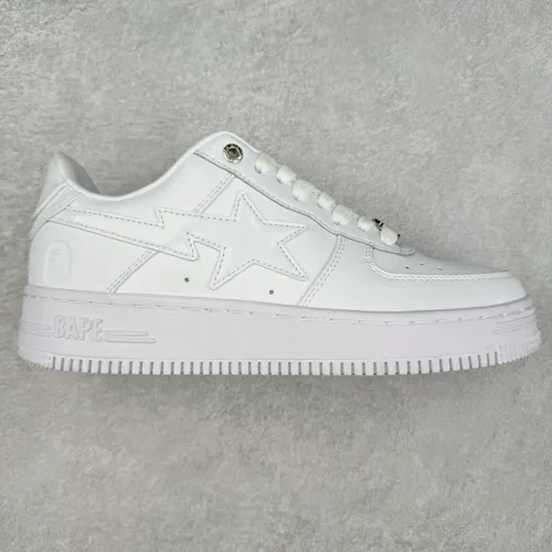 A Bathing Ape Bape Sta Low Triple White 1H70-191-006 review 