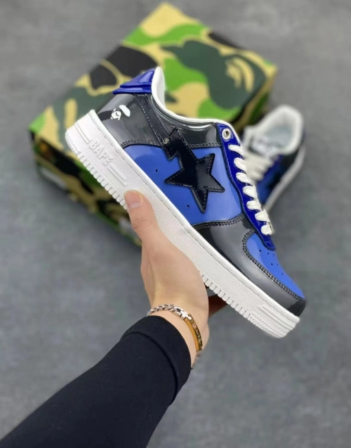 A Bathing Ape Bape Sta Low Color Camo Combo Blue  1H20 191 046 review 