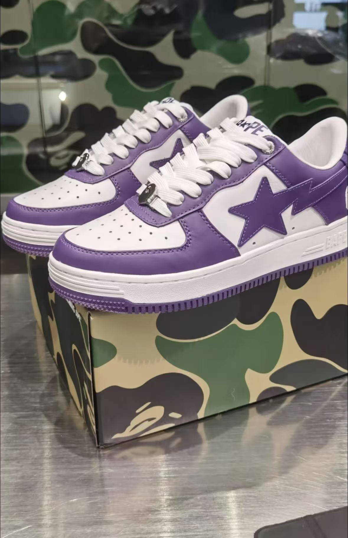 A Bathing Ape Bape Sta Low Purple (2020) 1G80191016 review Pa