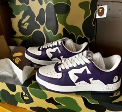 A Bathing Ape Bape Sta Low Purple (2020) 1G80191016 review A B