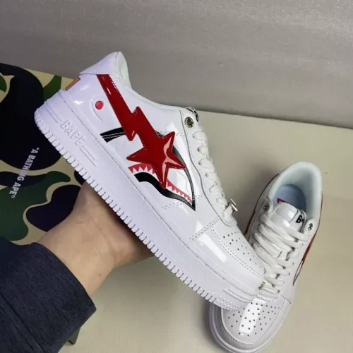A Bathing Ape Bape Sta Low Shark White 1H30-191-012-WHT review 