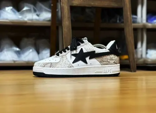A Bathing Ape Bape Sta Snake Skin Beige 001FWI801009M_BEI review 