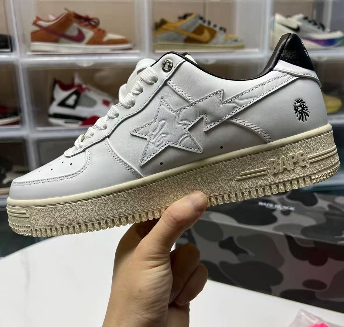 A Bathing Ape Bape Sta Black White Silver  1H70-191-022 review ar