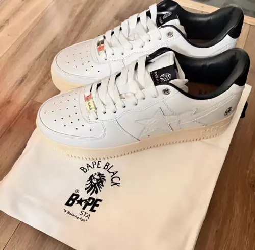 A Bathing Ape Bape Sta Black White Silver  1H70-191-022 review 