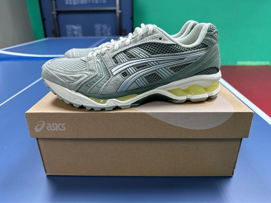 ASICS Gel-Kayano 14 Olive Grey Pure Silver 1201A161-301 review ul