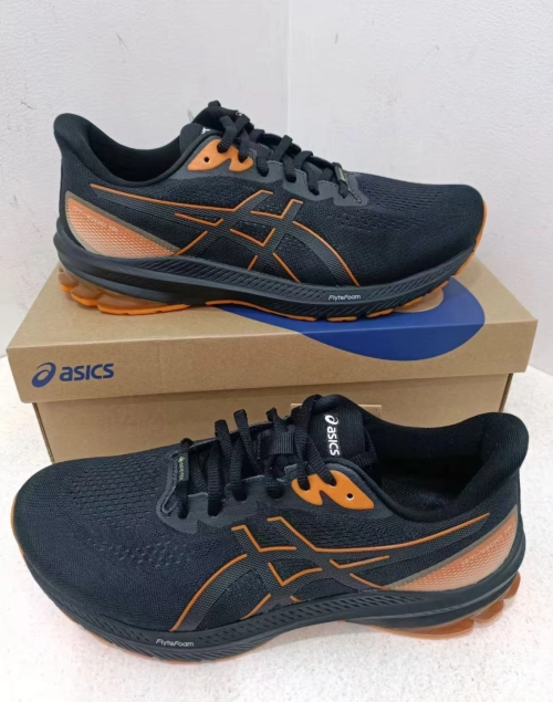 Asics GT 1000 12 GORE-TEX 'Black Bright Orange' 1011B684-001  review 