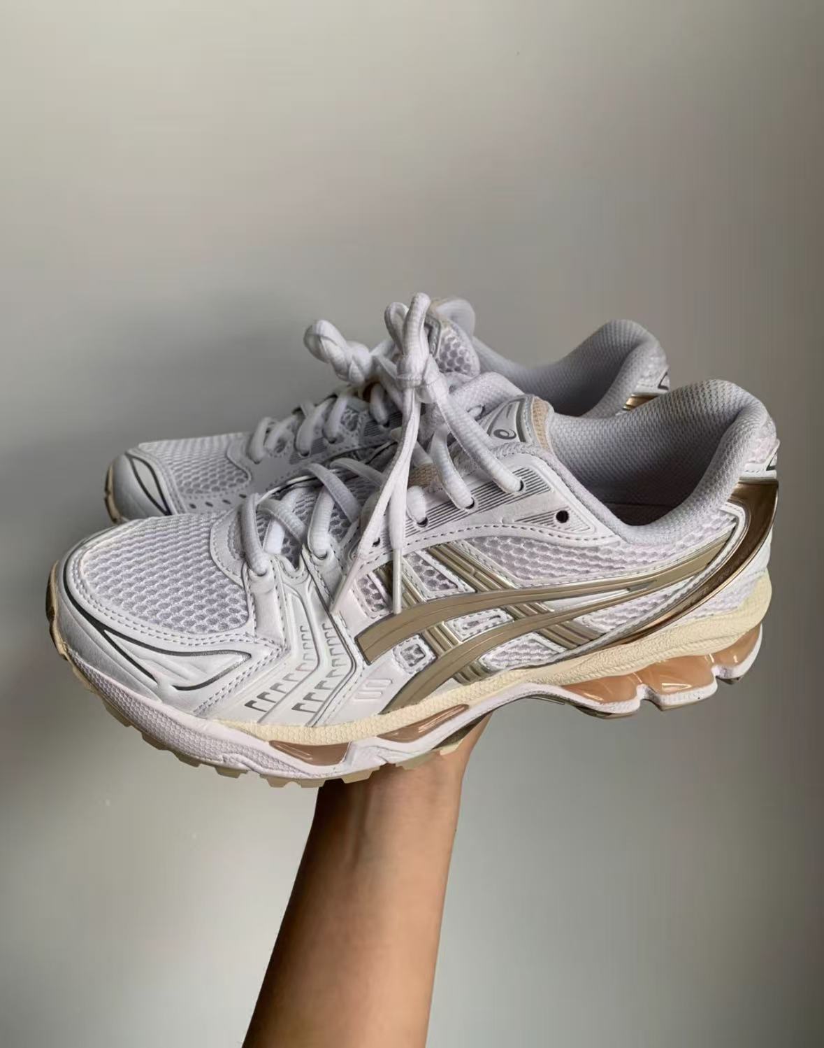 ASICS Gel-Kayano 14 White Simply Taupe (Women's) 1202A056-110 review Car
