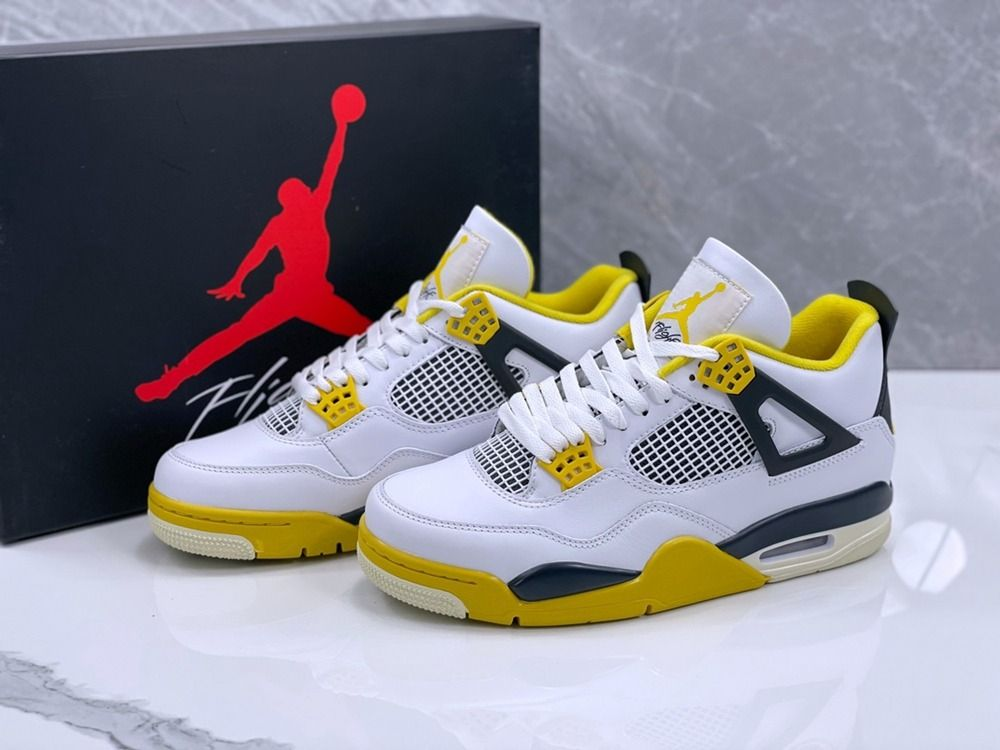 Air Jordan 4 Retro Vivid Sulfur (Women's)  AQ9129-101  review rerf