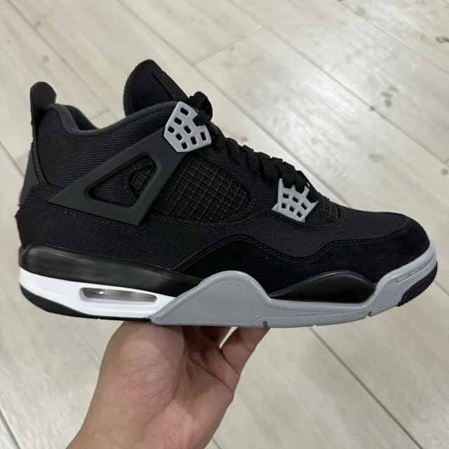 Air Jordan 4 Retro SE Black Canvas DH7138-006 review dgfg