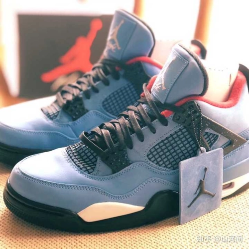 Air Jordan 4 Retro Travis Scott Cactus Jack  308497-406 review 