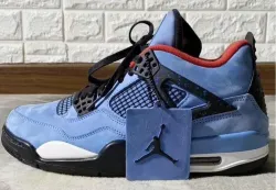 Air Jordan 4 Retro Travis Scott Cactus Jack  308497-406 review kjkkj