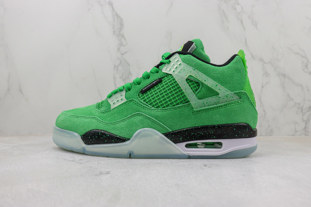 Air Jordan 4 Retro Emerald Green Black 904284 review gng