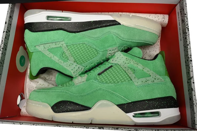 Air Jordan 4 Retro Emerald Green Black 904284 review db