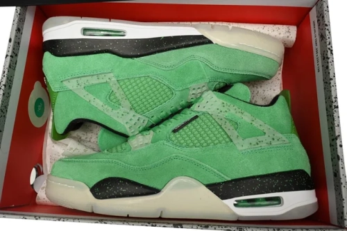 Air Jordan 4 Retro Emerald Green Black 904284 review 