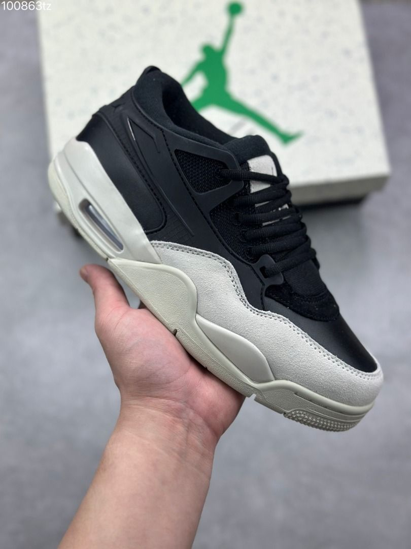 Air Jordan 4 RM 'Black Light Bone' FQ7939-001 review dg