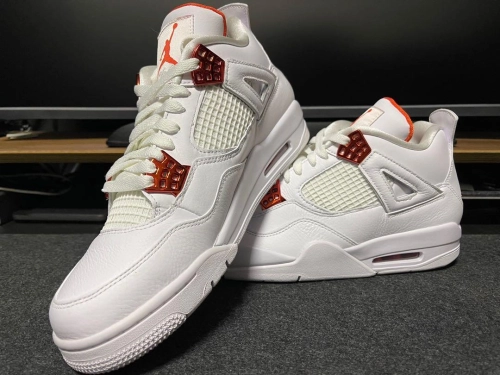 Air Jordan 4 Retro Metallic Orange  CT8527-118  review 