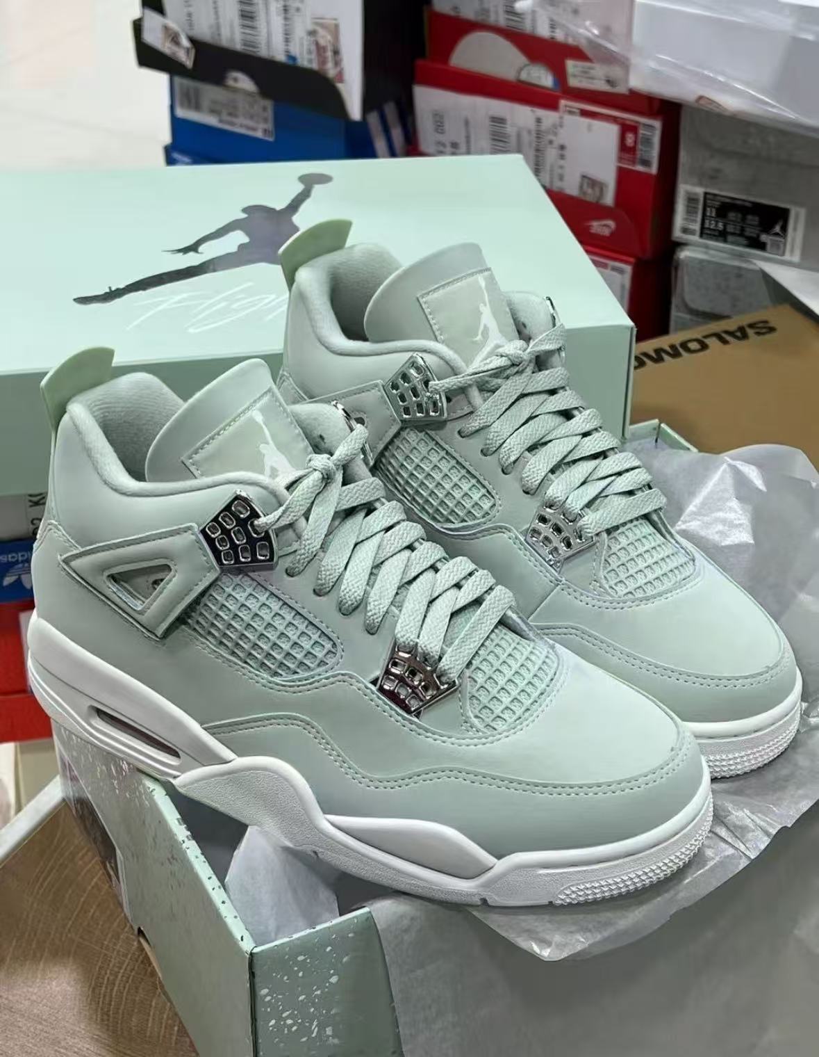 Air Jordan 4 Retro 'Seafoam Sail' HV0823-003 review tgrt