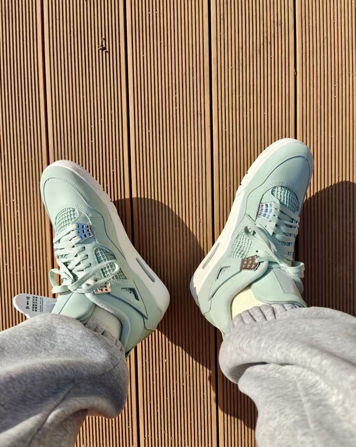 Air Jordan 4 Retro 'Seafoam Sail' HV0823-003 review fdgh