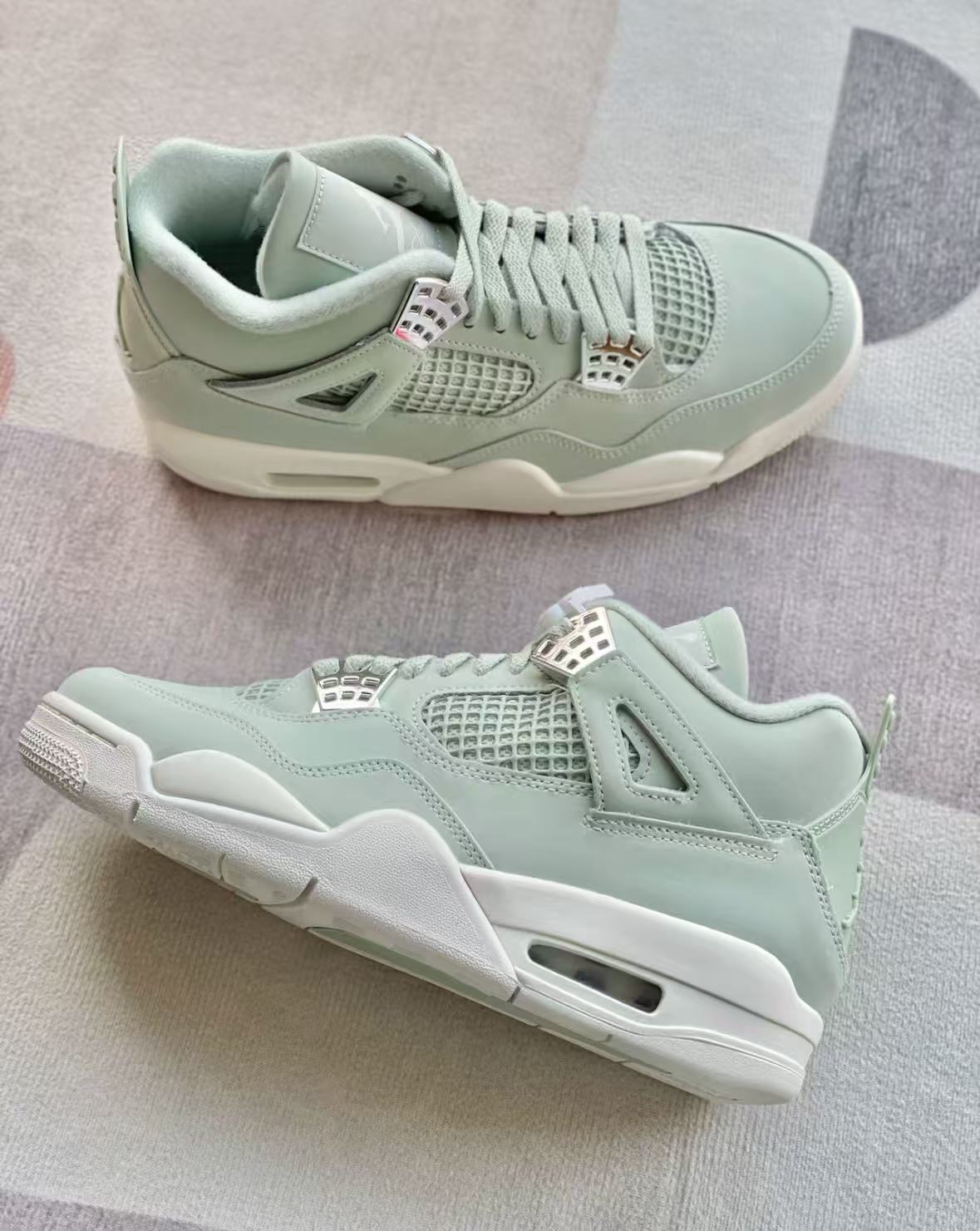 Air Jordan 4 Retro 'Seafoam Sail' HV0823-003 review dhyt