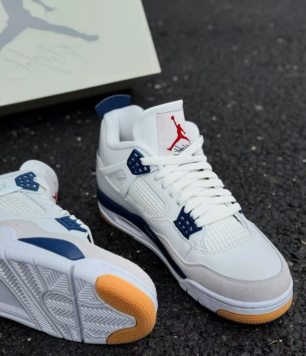 Nike SB x Air Jordan 4 Retro SP 'Navy' DR5415-100 review fdh