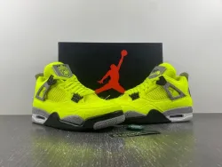  Tagz x Air jordan 4 Plush Fluorescent Yellow DV6773-700 review fdh