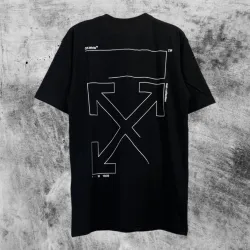 OW Incomplete Arrow Short Sleeve Black review ghj