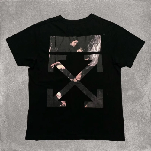 OW Angel Oil Painting Short Sleeve Black review 