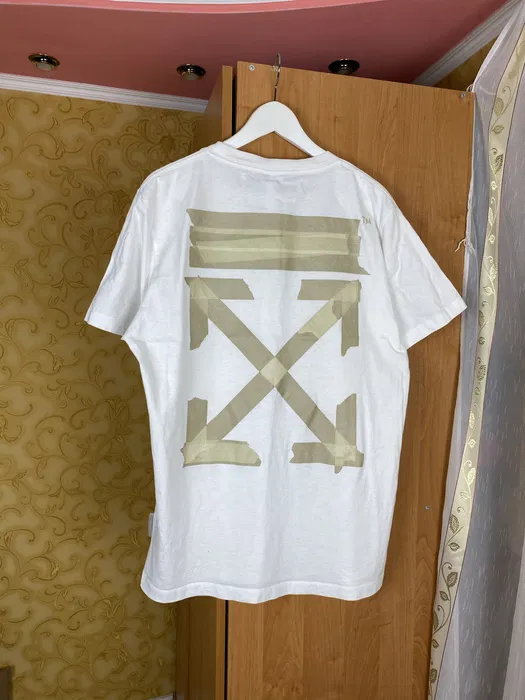 OW Stripe Arrow Print Short Sleeve White review fhbf