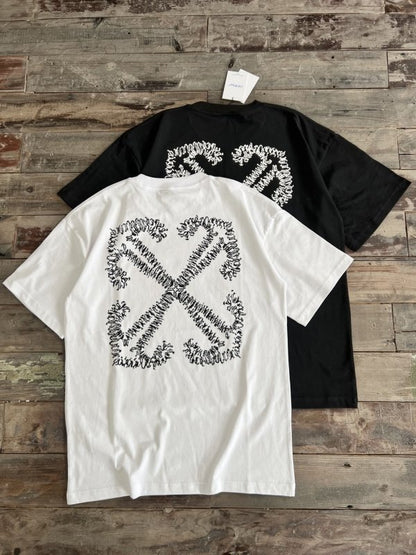 OW embroidered arrow short sleeves White review djngh