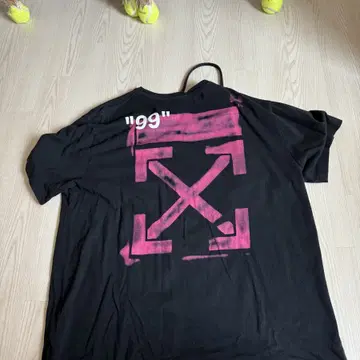 OW Graffiti Pink Arrow Short Sleeve Black review ghng